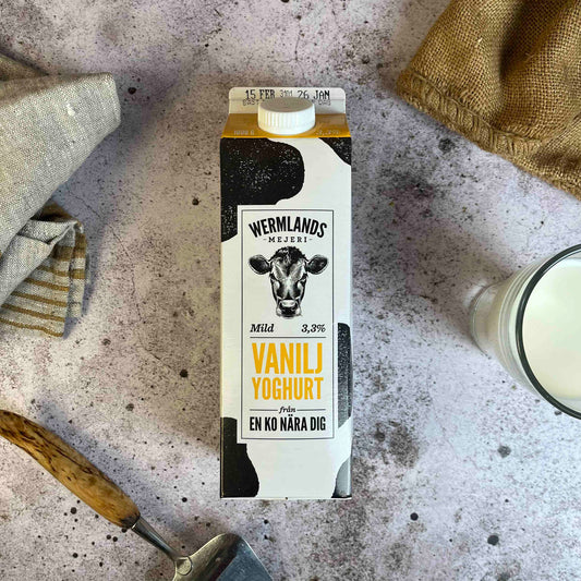 Wermlands Mejeri Yoghurt Vanilj 3.3% 1L